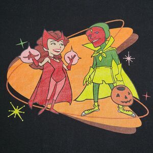 Wandavision Graphic SS Tee Marvel Black - Size Small